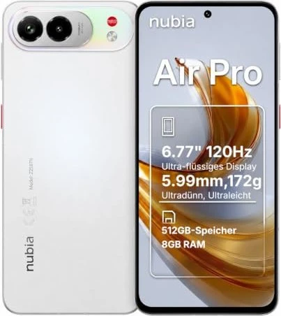 Nubia Air Pro 5G 8GB/512GB weiß