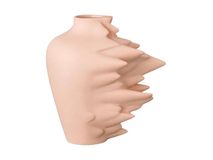 Tischvase ROSENTHAL Fast 14 cm , beige (altrosa), H:14cm, Keramik, Vasen, Tischvase