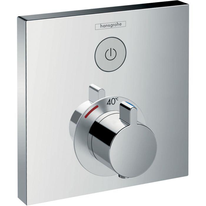 hansgrohe ShowerSelect Fertigmontageset 15762000 Unterputz-Thermostat, 1 Verbraucher, chrom