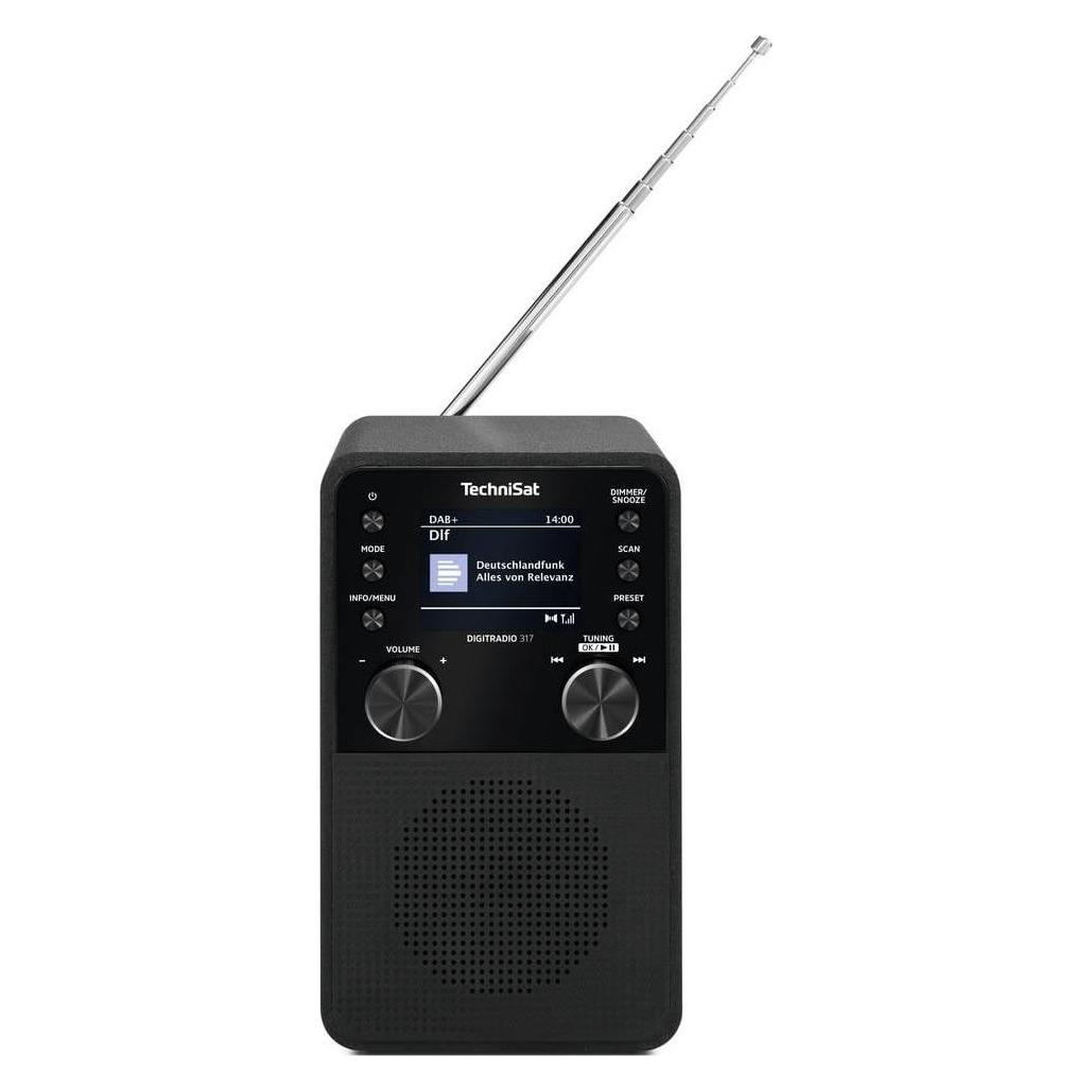 TechniSat DigitRadio 317 schwarz (DAB+, FM, Bluetooth) (0000/3999)