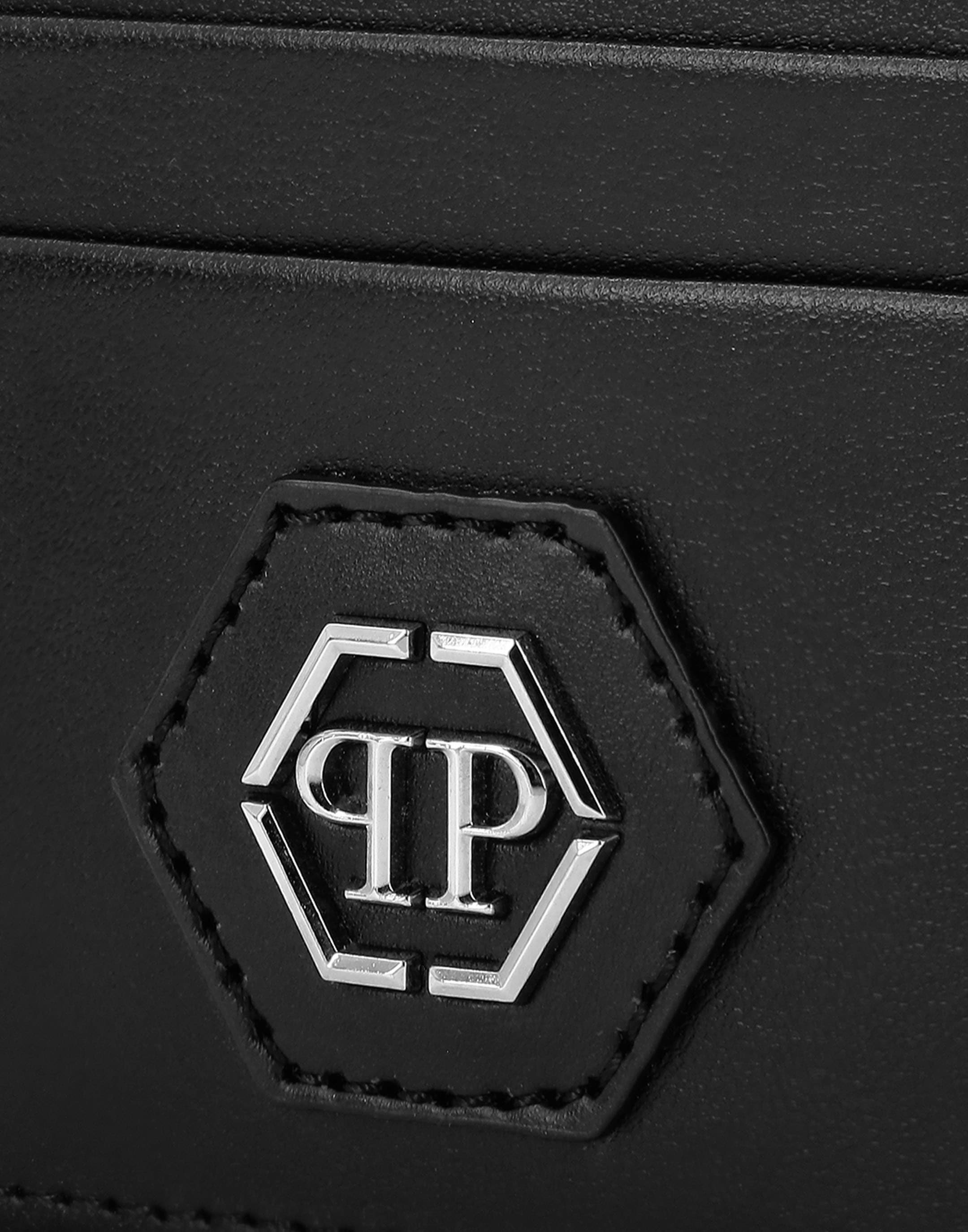 Clutch PHILIPP PLEIN "Hexagon", Damen, schwarz (02, schwarz), Taschen