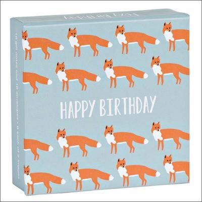 Foxy Birthday Mini FlipTop Notecard Box, Nonbook von Ampersand, Acc Art Books - Ipsuk, 978-1-62325-713-2