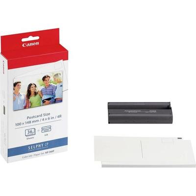CANON Papier-Set Selphy, 100 x 148 mm 36 Blatt 1 x Ink
