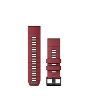 Garmin QuickFit-Armband 26 mm Silikon Marsala/Graphit Mit diesen verstellbaren Schnellwechsel-Armbändern für deine kompatible Garmin-Uhr kannst du dich stets sehen lassen und machst auch beim Sport eine gute Figur.Entferne ganz einfach das Armband setze a (010-13393-06)