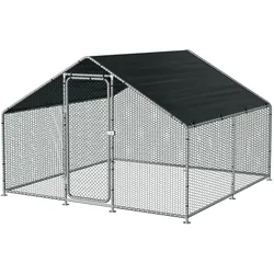 Pro-Tec Freilaufgehege Wels mit Sonnendach 3x3x2 m, Gehege