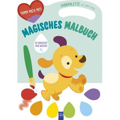 Magisches Malbuch - Cover grün (Hund), Taschenbuch von , YoYo Books, 978-94-6476-398-0