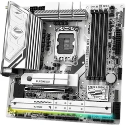 AsRock B860M Steel Legend WiFi DDR5 Intel S retail (LGA 1851, Intel B860, mATX), Mainboard