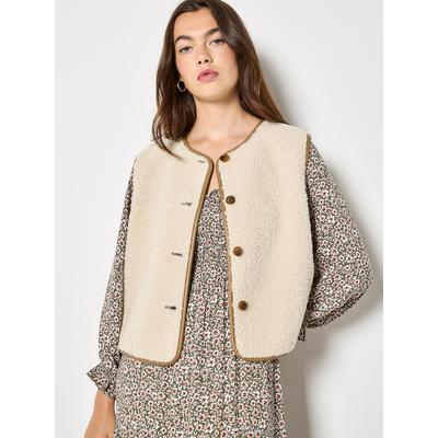Lederjacke APRICOT "Jacke", Damen, Gr. 14, braun, gewebt, Obermaterial: 100% Polyester PES., uni, Jacken, zum Wenden
