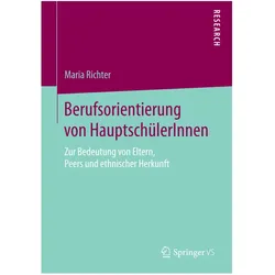 Berufsorientierung von HauptschülerInnen, Fachbücher von Maria Richter