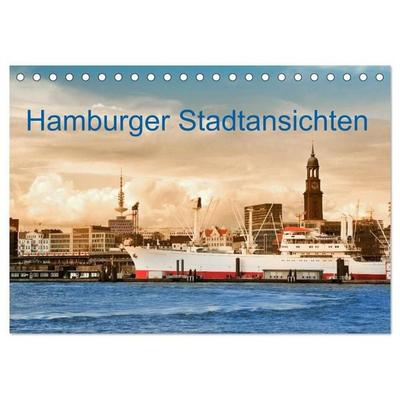 Hamburger Stadtansichten (Tischkalender 2027 DIN A5 quer), CALVENDO Monatskalender