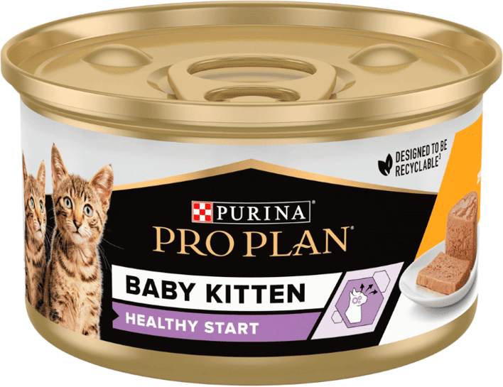 Pro Plan Cat Baby Kitten Mousse de Frango 24 und x 85g