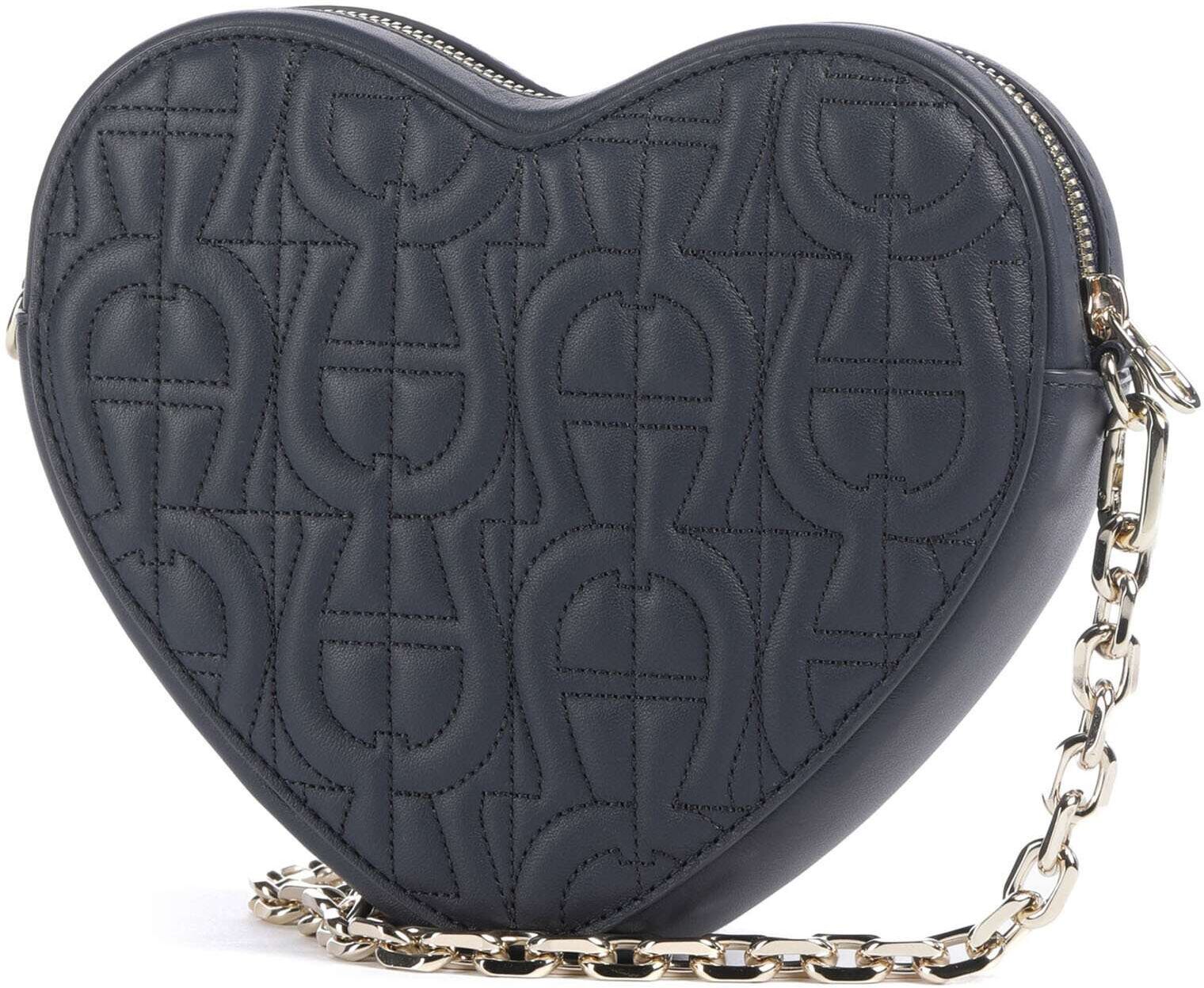 Aigner Fashion Umhängetasche aus Leder, blau