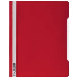DURABLE Schnellhefter DIN A4 überbreit PVC-Hartfolie rot