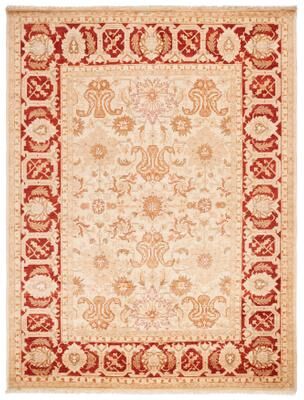 SAFAVIEH Couture Hand-knotted Peshawar Insa Traditional Oriental Vegetable Dye Wool Rug with Fringe