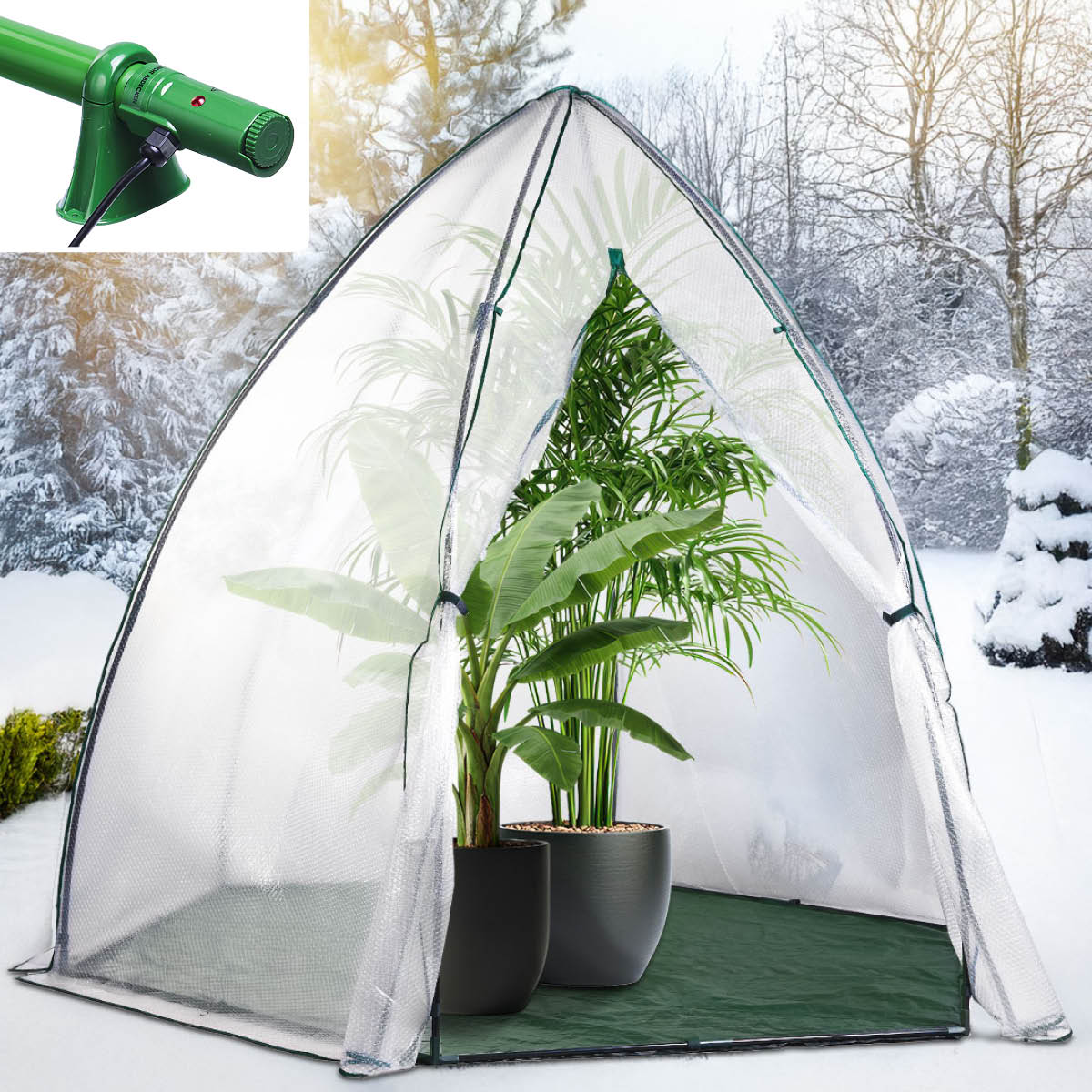 BRAST Überwinterungszelt Frostschutz-Set XL