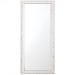WANDSPIEGEL weiß/silber rechteckig 50/130 cm Mauleon