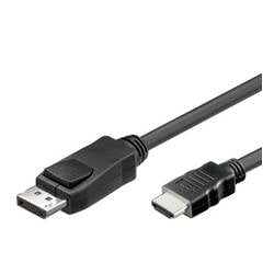 TECHly DisplayPort / HDMI Anschlusskabel USB-C® Stecker 1.00 m Schwarz ICOC-DSP-H-010 DisplayPort-Kabel