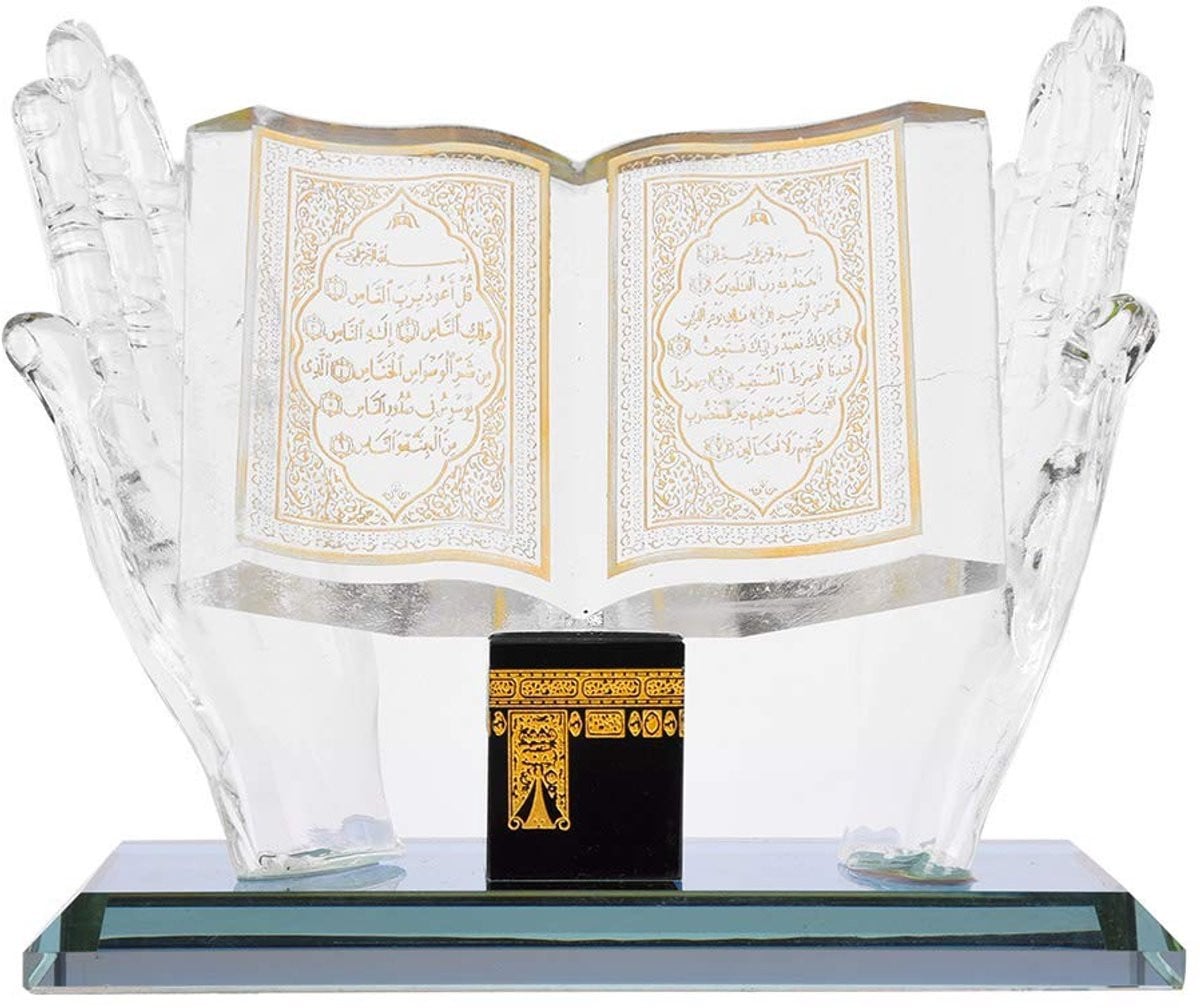 Dailygoods Moslim Beeldje - Decoratief Kristalglas Souvenir - Uniek Ambachtelijk Design
