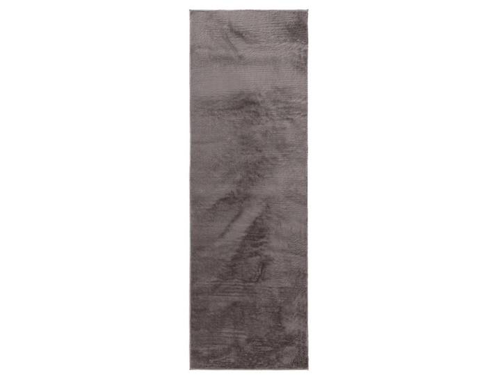 benuta Kunstfellläufer Furry Grau 70/200 cm, Kunststoff, Uni, Rechteckig, 70x200 cm, pflegeleicht, Teppiche & Böden, Teppich, Schaffell & Kuhfell