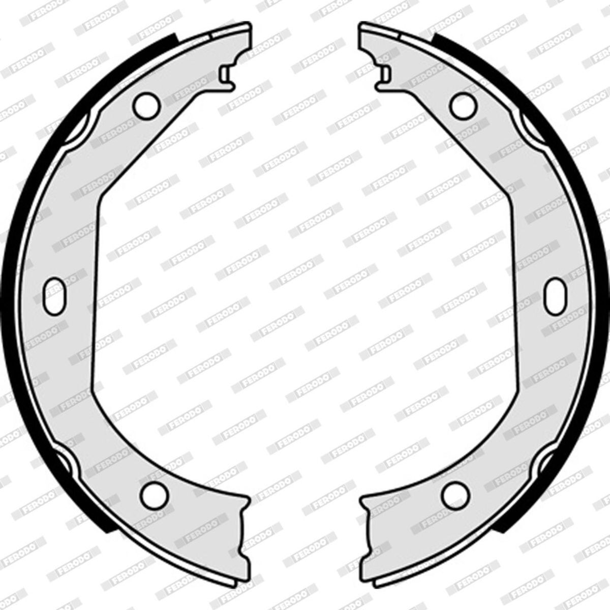 Bremsbackensatz, Feststellbremse FERODO FSB585