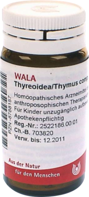 WALA Heilmittel GmbH THYREOIDEA/Thymus comp.Globuli 20 g 08788157
