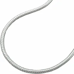 Gallay Kette 1,3mm runde Schlangenkette Silber 925 36cm