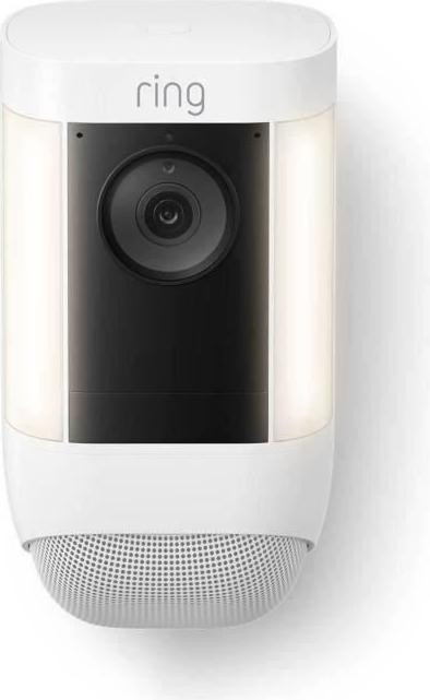 Ring Spotlight Pro Battery Surveillance Camera - Wit