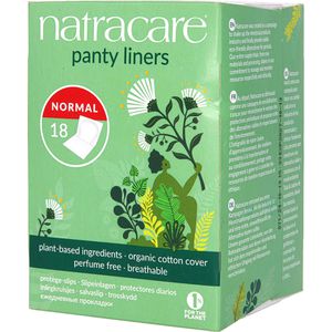 natracare Slipeinlagen panty liners Normal, normal, ohne Duft, aus Baumwolle, 18 Stück