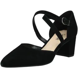 Pumps GABOR "Gabor Pumps Leder", Damen, Gr. 39, schwarz, Leder, Schuhe Pumps