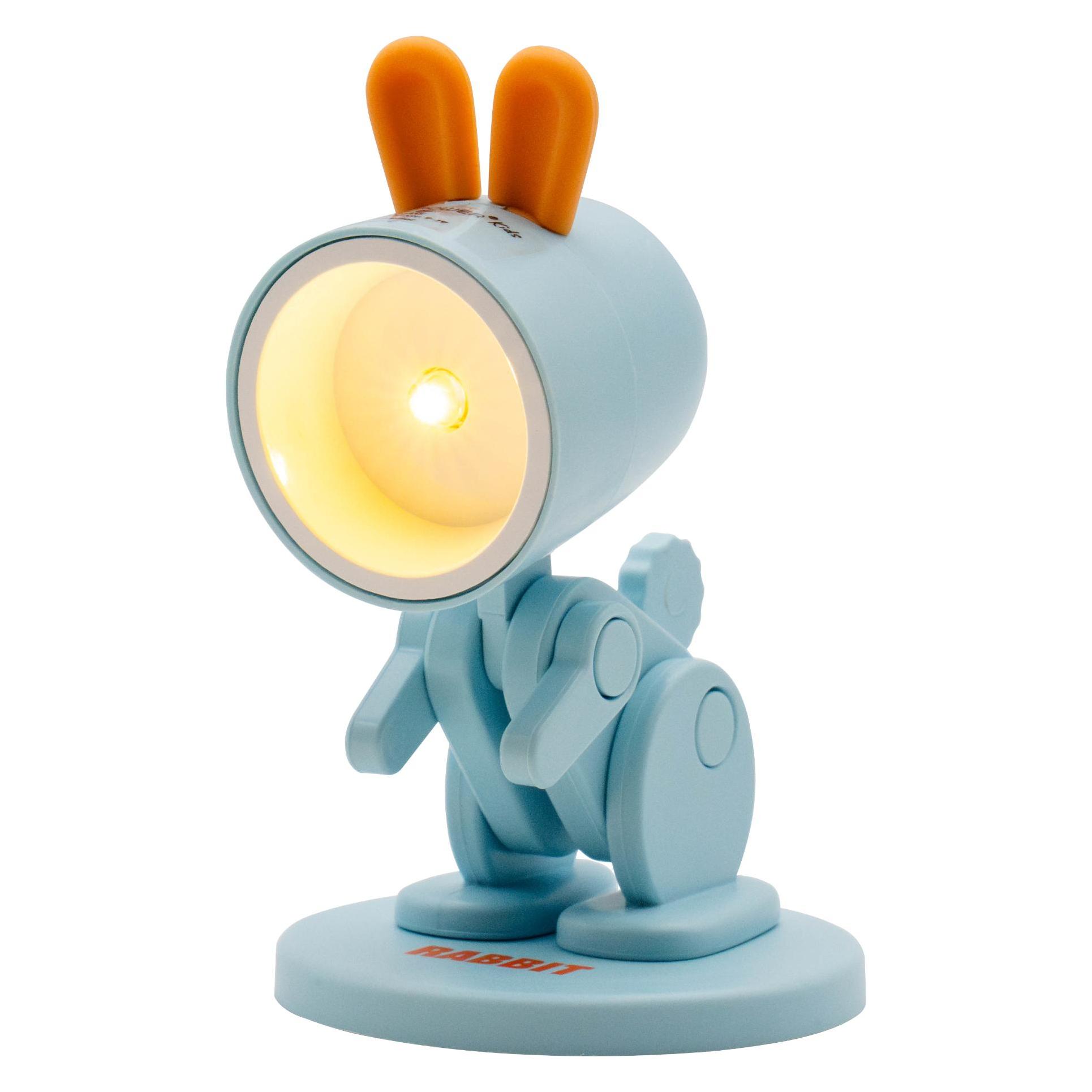 RealPower LED-Tier Taschenlampe Blue rabbit mit Sockel (5.20 cm) (486317)