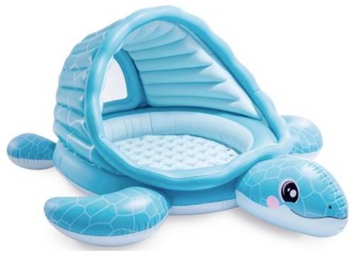 Intex Das "Schildkrötenhaus Playland" bietet mit großem Platz und Sonnendach jede Menge Wasserspaß für Kinder ab 2 Jahren