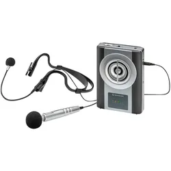 Monacor Mobiler Sprachverstaerker 20W, bis zu 20h, Mikrofon
