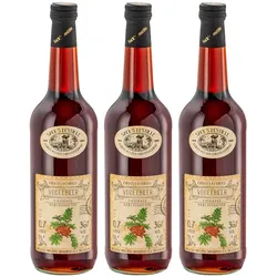 Sack ́s Destille Vogelbeer-Kräuterbitter 36 % vol 0,7 Liter, 3er Pack