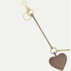 Taschenanhänger Heart Braun