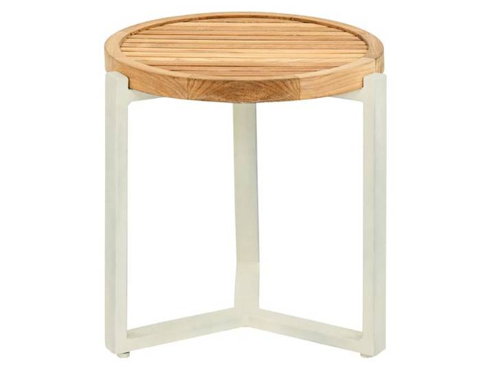 Apple Bee Monaco Loungetisch Ø45cm Aluminium/Teak