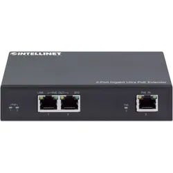Intellinet 2x RJ045, PoE (3 Ports), Netzwerk Switch, Schwarz