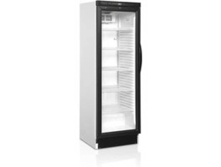 Vitrine Réfrigérée Vitrée Réversible CEV425 1 DEL L/H - Noire - TEFCOLD