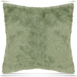 Bestlivings Kissenhülle "Faux Rabbit" 45x45cm - Salbei