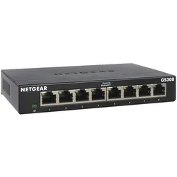 NETGEAR GS308-300PES Netzwerk-Switch Unmanaged L2 Gigabit Ethernet (10/100/1000) Schwarz