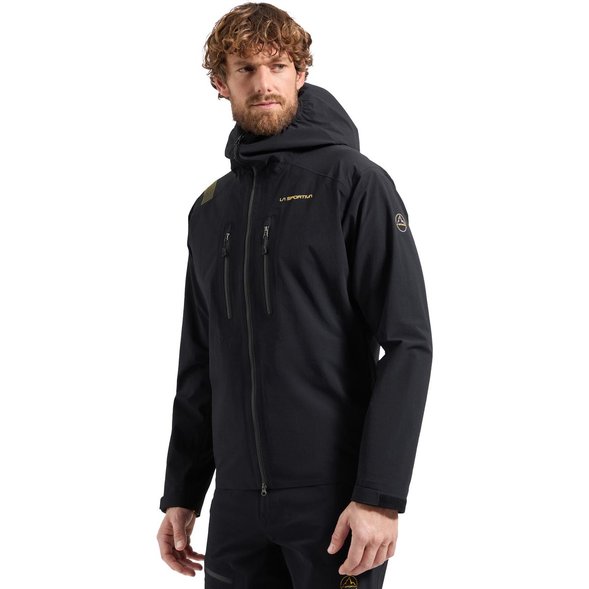 La Sportiva Helixir Shell Jacket Men black/chalk (K00W04) XL ZAMJ081K00W04XL