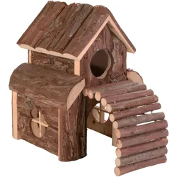 2x Trixie Natural Living Naturholz Haus Finn, Kleintierstalleinrichtung