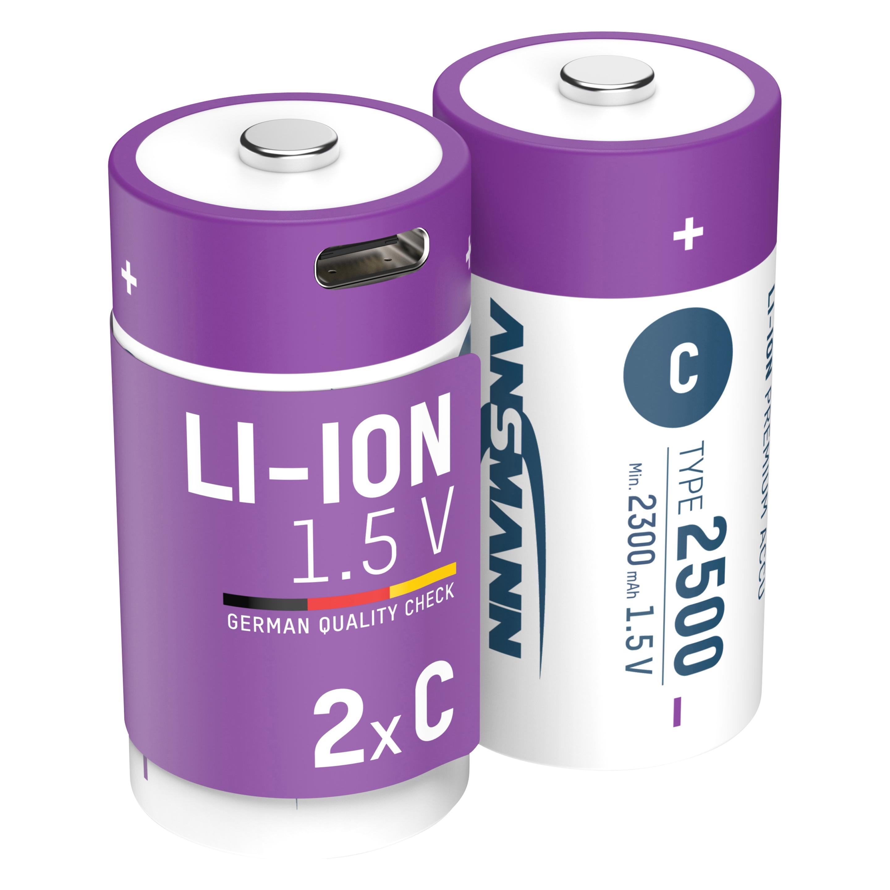 Ansmann Baby C (2 Stk., C, 2500 mAh) (1313-0004)