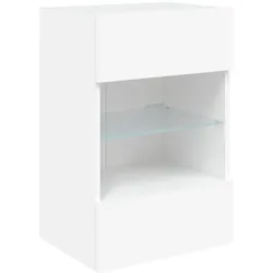 Helloshop26 - Multimedia-TV-Möbel TV-Regal Sideboard TV-Schrank Esszimmer Wohnzimmer Schlafzimmer Wandmontage mit LED-Beleuchtung 40 02_0027880