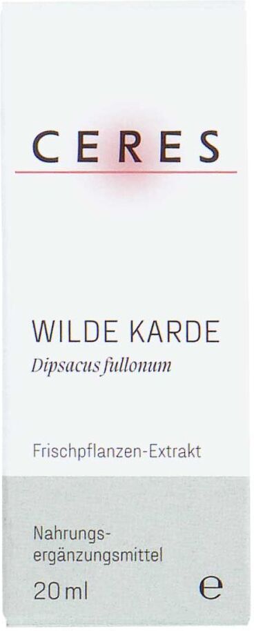 Ceres Wilde Karde Dipsacus Fullonum Extrakt Tropf.