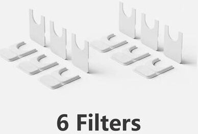 Uplifted Finds Smart Ceramic 2.3L Wireless Pet Water Fountain 6 Filters