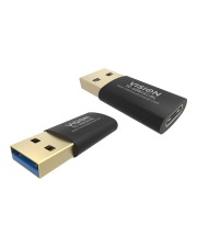 Vision Professional Adattatore USB Tipo a M a USB-C F 3.0 Adapter Digital/Daten (TC-USB3AC/BL)
