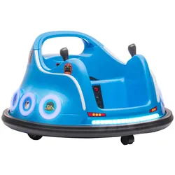 AIYAPLAY 12V Kinder Autoscooter mit 2,4 G Fernbedienung, Elektro Bumper mit Musik Blau