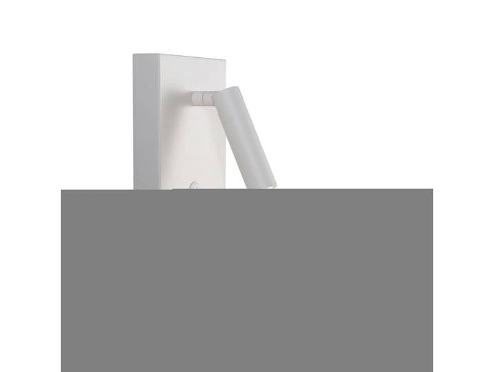 Applique murale intérieure liseuse aluminium blanc
