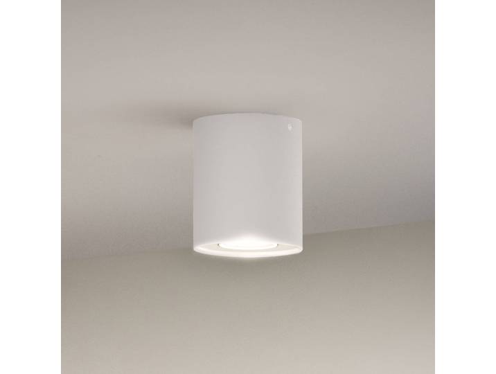 Philips Hue Downlight Pillar, weiß, verstellbar, GU10 dimmbar, weiß / opal, für Wohn- / Esszimmer, Metall, Modern