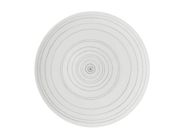 Speiseteller ROSENTHAL TAC Gropius Stripes 2.0 28 cm , weiss (dunkelgrau), B:28cm Ø:28cm, Porzellan, Speiseteller, Speiseteller